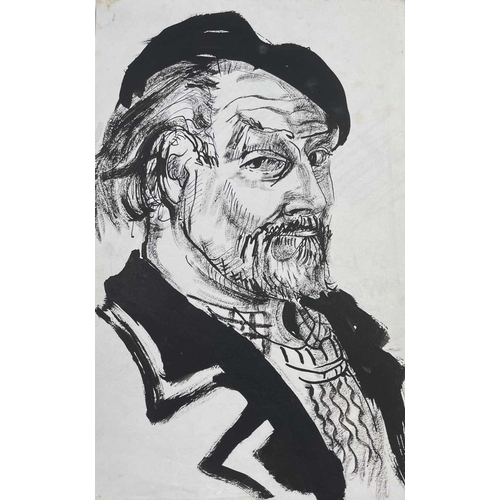 12 - Sven BERLIN (1911-1999) Self portrait Pencil Signed & dated Oct 1963 59x39cm