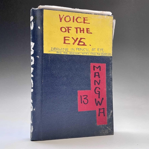 120 - Sven BERLIN (1911-1999) Mangwa Volume No.13 - 'Voice of the Eye - Drawing In Pencil At Eye' A portfo... 