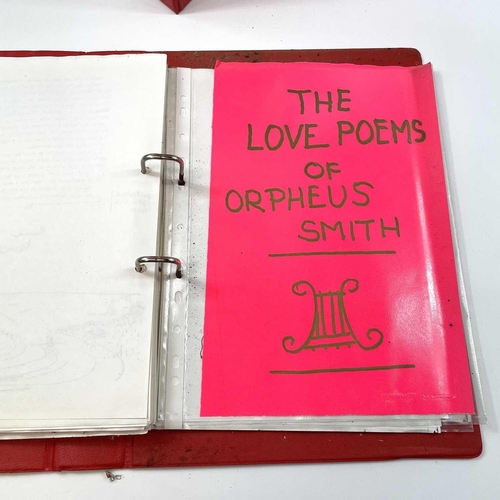 121 - Sven BERLIN (1911-1999) 'Orpheus Smith: A Modern Myth' Two typescripts bound in folders relating to ... 