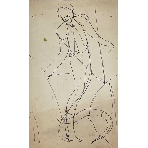 129 - Sven BERLIN (1911-1999) Untitled (Matador Drawings) Ink and charcoal on paper Largest drawing 59x42c... 