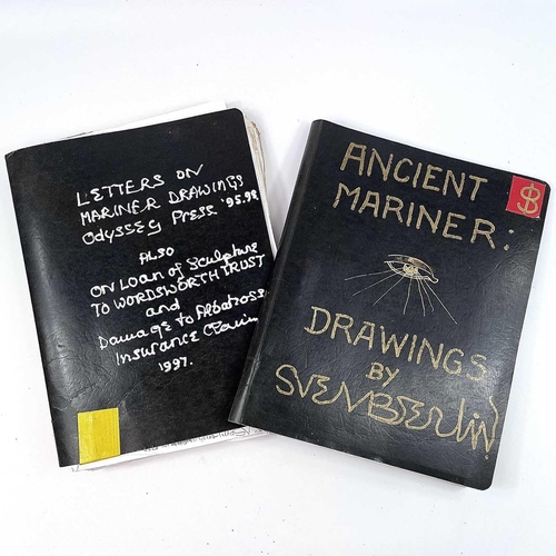 132 - Sven BERLIN (1911-1999) 'Ancient Mariner'. The lot comprises two folders. One is titled, 'Ancient Ma... 