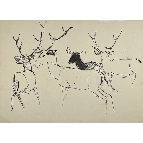 174 - Sven BERLIN (1911-1999) 
A collection of animal drawings