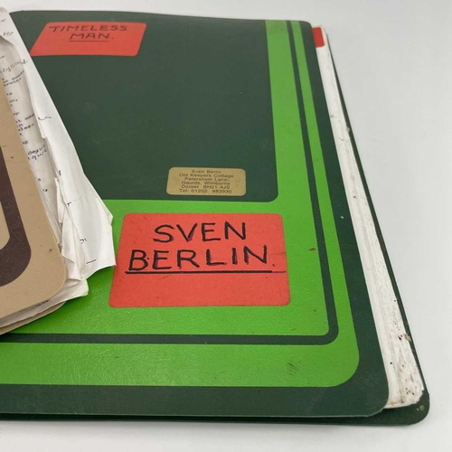 178 - Sven BERLIN (1911-1999) 'Timeless Man' Two typescripts of Berlin's novel 'Timeless Man' published 20... 