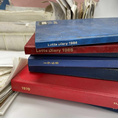 190 - Berlin's work diaries for the years 1967,68,69 and 1970 diaries for the years 1984 and 1985.