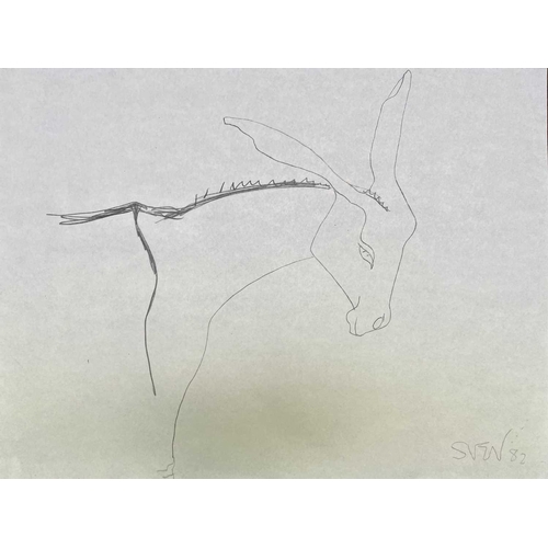 202 - Sven BERLIN (1911-1999) Birds and Animals A collection of pencil and ink drawings