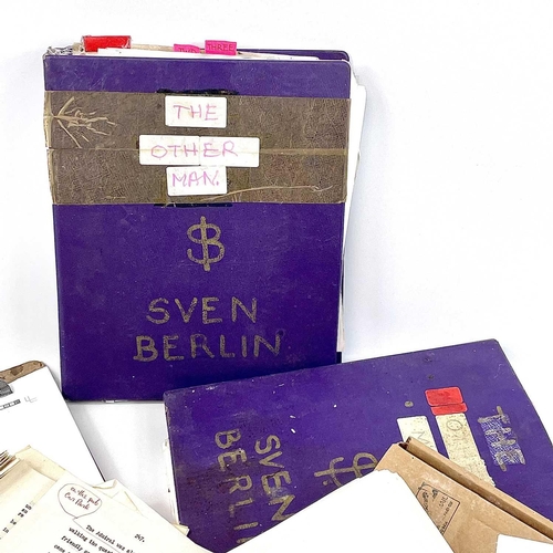 207 - Sven BERLIN (1911-1999) 'The Other Man' A selection of four folders relating to Berlin's autobiograp... 