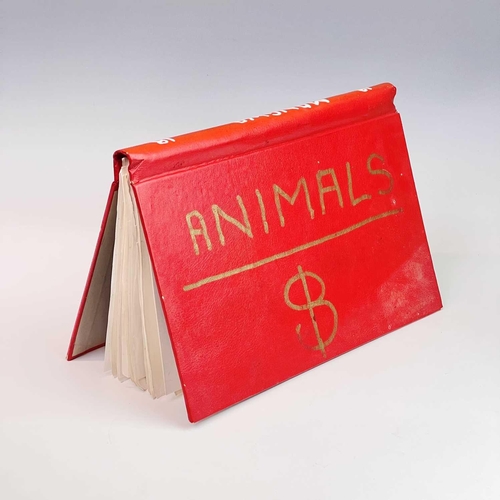 225 - Sven BERLIN (1911-1999) Mangwa Volume No.18 - 'Animals' A portfolio of loosely bound drawings Size o... 