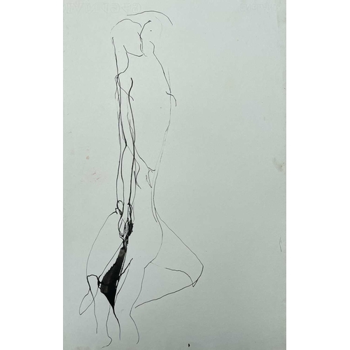 232 - Sven BERLIN (1911-1999) A large selection of loose drawings Ink and charcoal on paper Some of which ... 