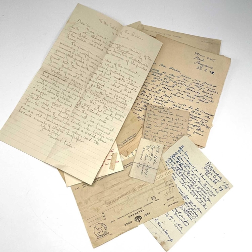 236 - A collection of various correspondence dated between 1949 and1950 regarding Berlin's 1949 published ... 