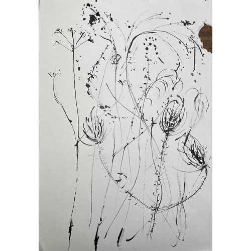 237 - Sven BERLIN (1911-1999) Blossom for Benedicte Ink drawing Signed, inscribed and dated '76 59 x 41.5c... 