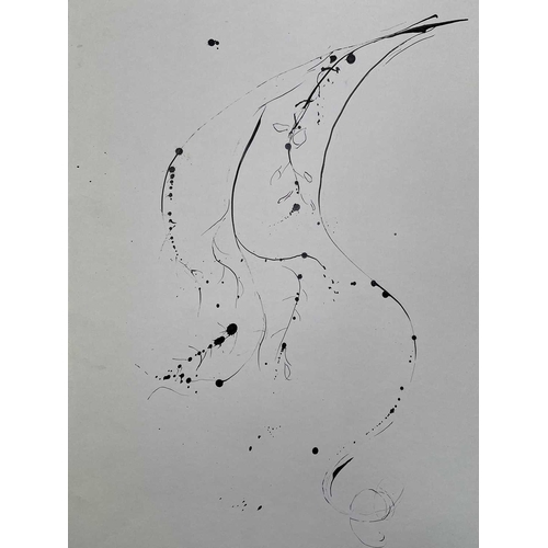 237 - Sven BERLIN (1911-1999) Blossom for Benedicte Ink drawing Signed, inscribed and dated '76 59 x 41.5c... 