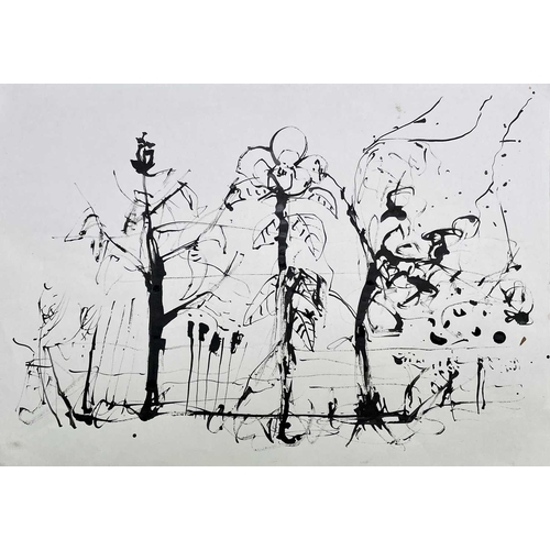 237 - Sven BERLIN (1911-1999) Blossom for Benedicte Ink drawing Signed, inscribed and dated '76 59 x 41.5c... 