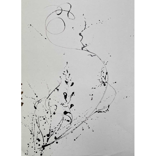 237 - Sven BERLIN (1911-1999) Blossom for Benedicte Ink drawing Signed, inscribed and dated '76 59 x 41.5c... 