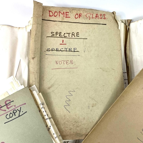 239 - Sven BERLIN (1911-1999) 'Spectre' Two unpublished manuscripts and a folder of correspondences with B... 