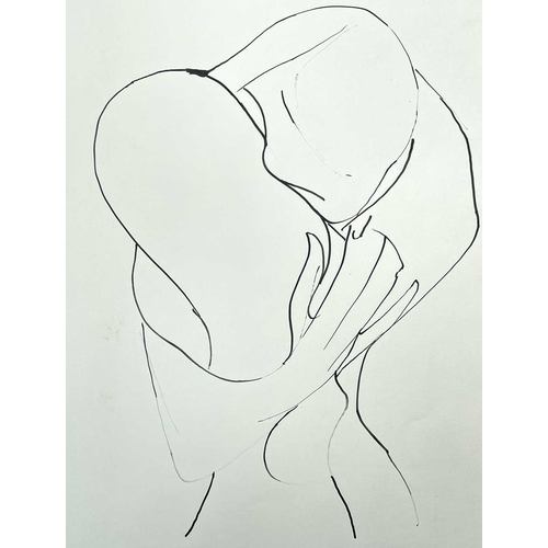 25 - Sven BERLIN (1911-1999) A large selection of loose drawings Ink and charcoal on paper Largest drawin... 