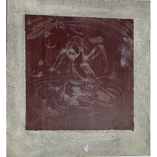 264 - Sven BERLIN (1911-1999) The Bull and The Ram Two monoprints, circa 1949 Together with various other ... 