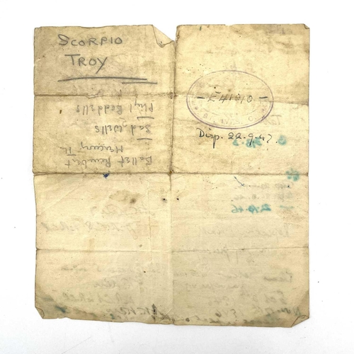 275 - Sven Berlin's 1946 prescription for 100 benzedrine tablets - dispensed by T C Leddra, The Rexall Pha... 