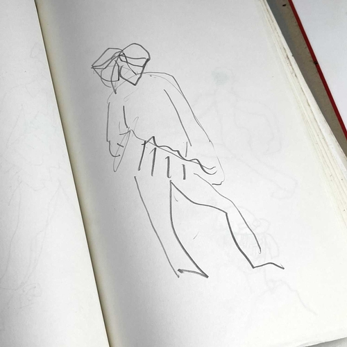 279 - Sven BERLIN (1911-1999) Mangwa Volume No.16 - 'Street People' A portfolio of loosely bound drawings ... 