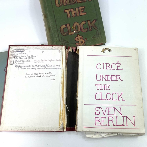 281 - Sven BERLIN (1911-1999) 'Circle Under The Clock: An Experiment in Paradise' Three typescripts and th... 