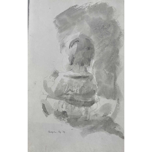 283 - Sven BERLIN (1911-1999) Early drawings, various studies of the artist's children, 10 works Including... 