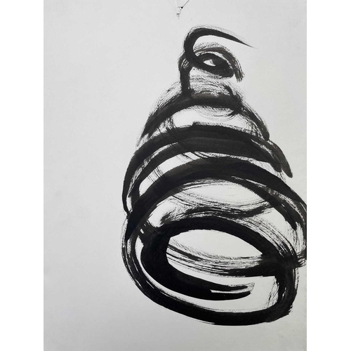 299 - Sven BERLIN (1911-1999) Spiral & shell studies 10 works Pen & ink and one monotype signed and dated ... 