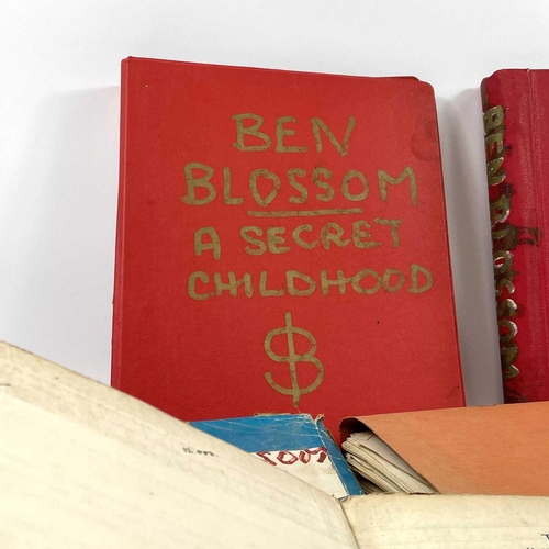 3 - Sven BERLIN (1911-1999) 'Ben Blossom: a Secret Childhood' A collection of six books and folders, con... 