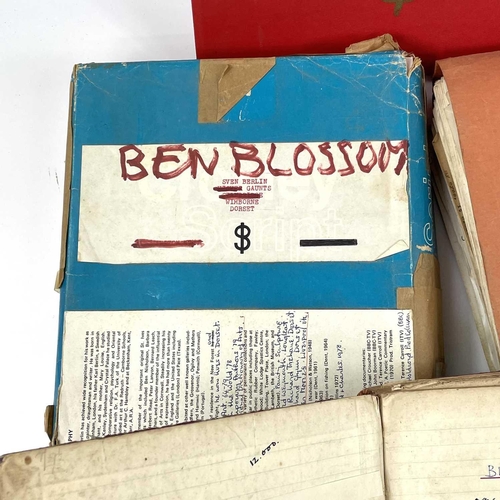 3 - Sven BERLIN (1911-1999) 'Ben Blossom: a Secret Childhood' A collection of six books and folders, con... 