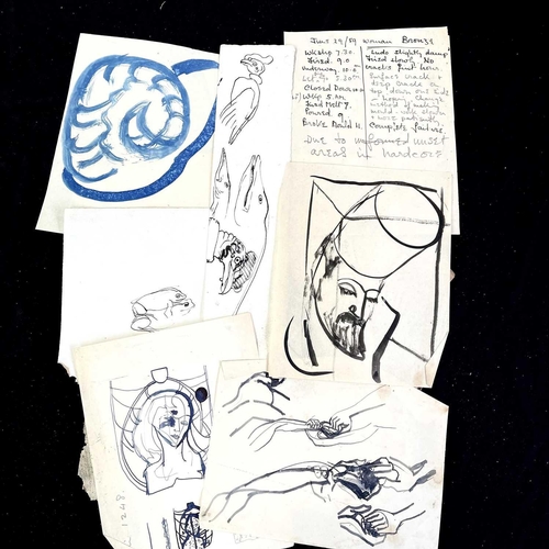 30 - Sven BERLIN (1911-1999) Early drawings and ephemera