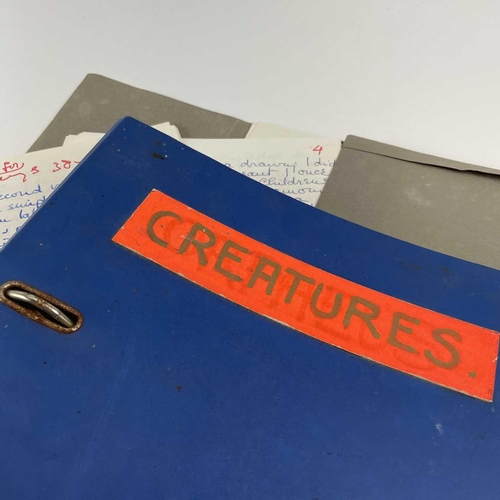 307 - Sven BERLIN (1911-1999) 'Creatures' This lot comprises two folders, both titled 'Creatures'. The fir... 