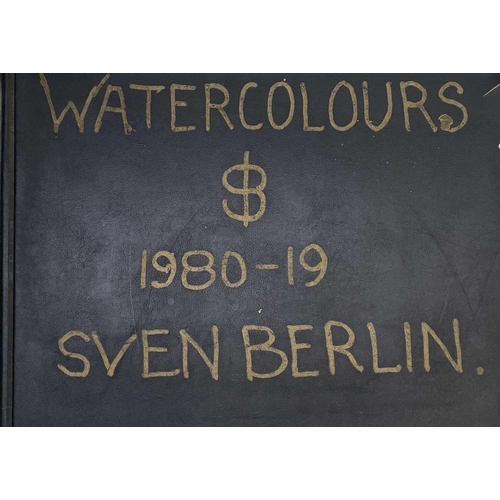 314 - Sven BERLIN (1911-1999) Watercolours 1980-19?? An album of approximately 16 works Many signed and da... 