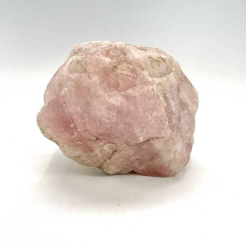 329 - Sven BERLIN (1911-1999) A large piece of unworked Rose Quartz H15 x W19cm (approximately)