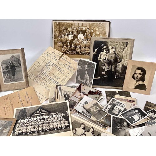 35 - Julia BERLIN (1942-2021) 
A large collection of Julia Berlin's childhood photographs and school repo... 