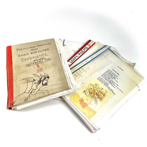 350 - Sven BERLIN (1911-1999) A selection of poetry typescripts and manuscripts. The lot comprises four fo... 