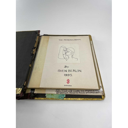 357 - Sven BERLIN (1911-1999) The Persian Book By Sven Berlin 1993. A large book containing handwritten po... 