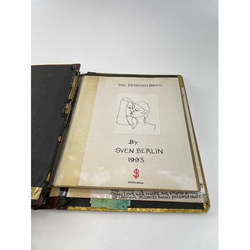 357 - Sven BERLIN (1911-1999) The Persian Book By Sven Berlin 1993. A large book containing handwritten po... 