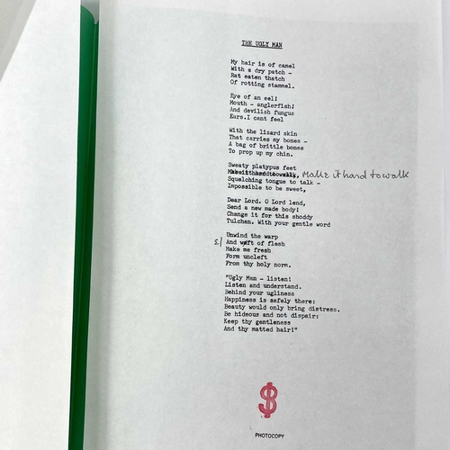 364 - Sven BERLIN (1911-1999) A selection of poetry folders. A lot comprising of five poetry folders. The ... 