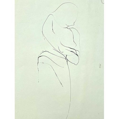 371 - Sven BERLIN (1911-1999) A large selection of loose drawings Ink and charcoal on paper Largest drawin... 