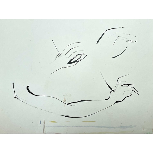 371 - Sven BERLIN (1911-1999) A large selection of loose drawings Ink and charcoal on paper Largest drawin... 