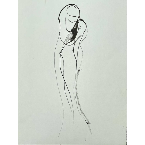 371 - Sven BERLIN (1911-1999) A large selection of loose drawings Ink and charcoal on paper Largest drawin... 