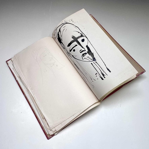 377 - Sven BERLIN (1911-1999) Mangwa Volume No.14 A portfolio of loosely bound drawings Size of portfolio ... 