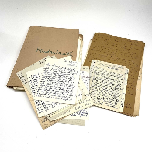 38 - 'Penderleath' and Anthony Benjamin letters A folder containing numerous correspondences and document... 