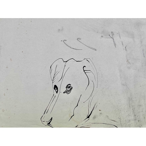 39 - Sven BERLIN (1911-1999) Various Greyhound studies on paper One signed and dated '67 Sven owned many ... 