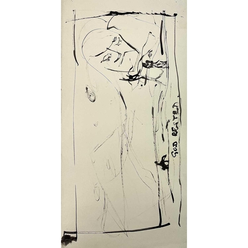 430 - Sven BERLIN (1911-1999) Three loose drawings Ink on paper 25x57cm