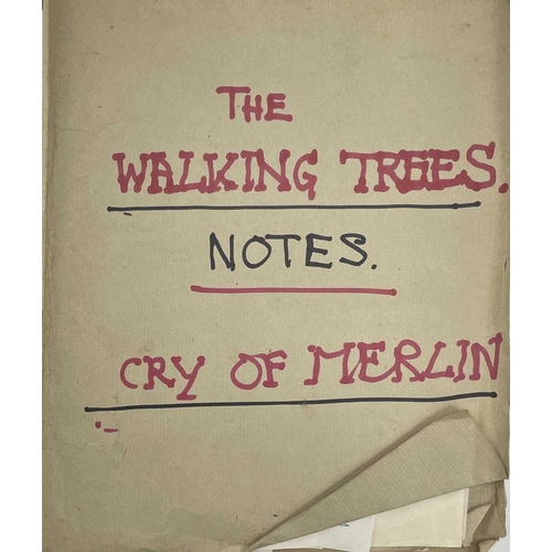 448 - Sven BERLIN (1911-1999) 'The Cry of Merlin' Draft A of handwritten manuscript signed and dated '69 N... 