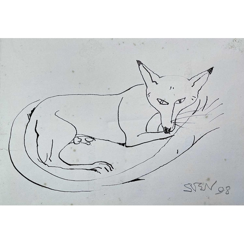 477 - Sven BERLIN (1911-1999) Five Animal drawings