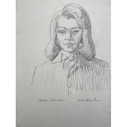 480 - Sven BERLIN (1911-1999) Studies of Julia, 15 works Four signed, inscribed and dated, 1962, 1965 & 19... 