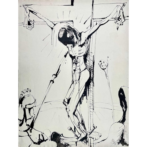 49 - Sven BERLIN (1911-1999) A collection of four drawings. Ink and wash Two are inscribed 79x57cm and 40... 