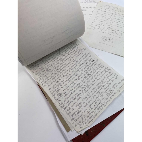 66 - Julia BERLIN (1942-2021) A collection of handwritten text. The lot comprises loose handwritten corre... 