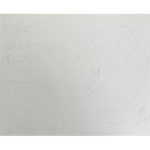 70 - Sven BERLIN (1911-1999) 'FLOOD drawings for reference' Various drawings in pencil, pen & ink Referen... 