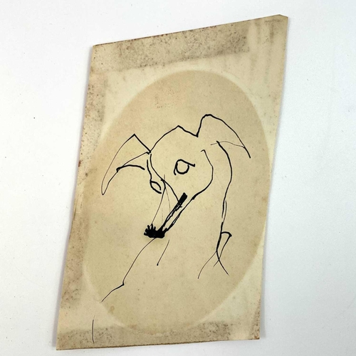 78 - Sven BERLIN (1911-1999) A selection of animal drawings Ink and charcoal on paper Signed The largest ... 